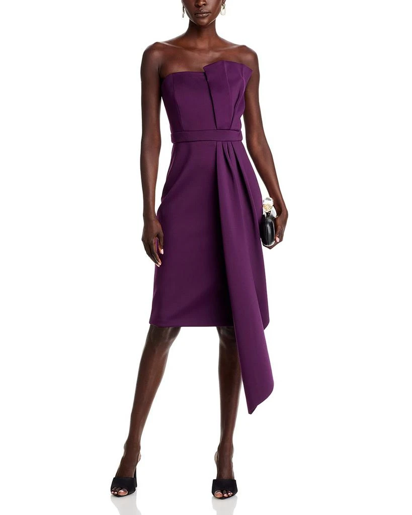 Eliza J Asymmetric Draped Dress 3