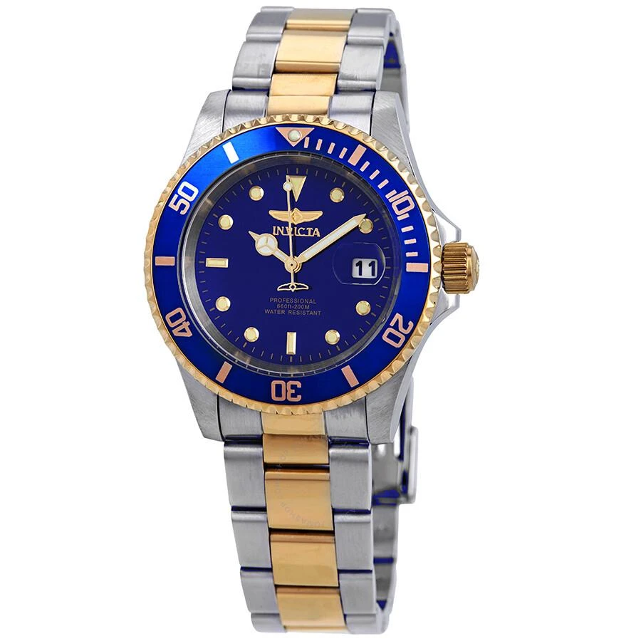 Invicta Pro Diver Blue Dial 40 mm Two-tone Men's Watch 26972 1