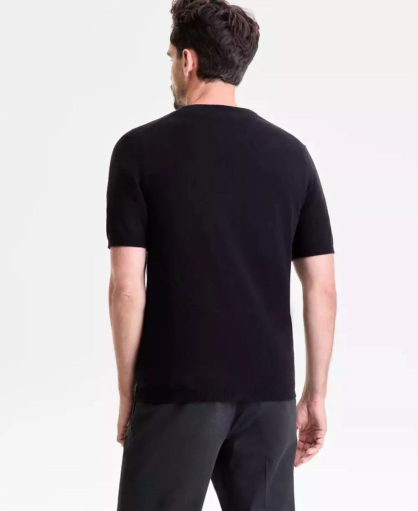 Club Room Men's Regular-Fit Textured 100% Cashmere Sweater T-Shirt, Macy's Exclusive 2