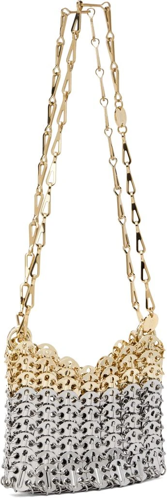 Rabanne Silver & Gold Iconic Nano 1969 Skyline Bag 2