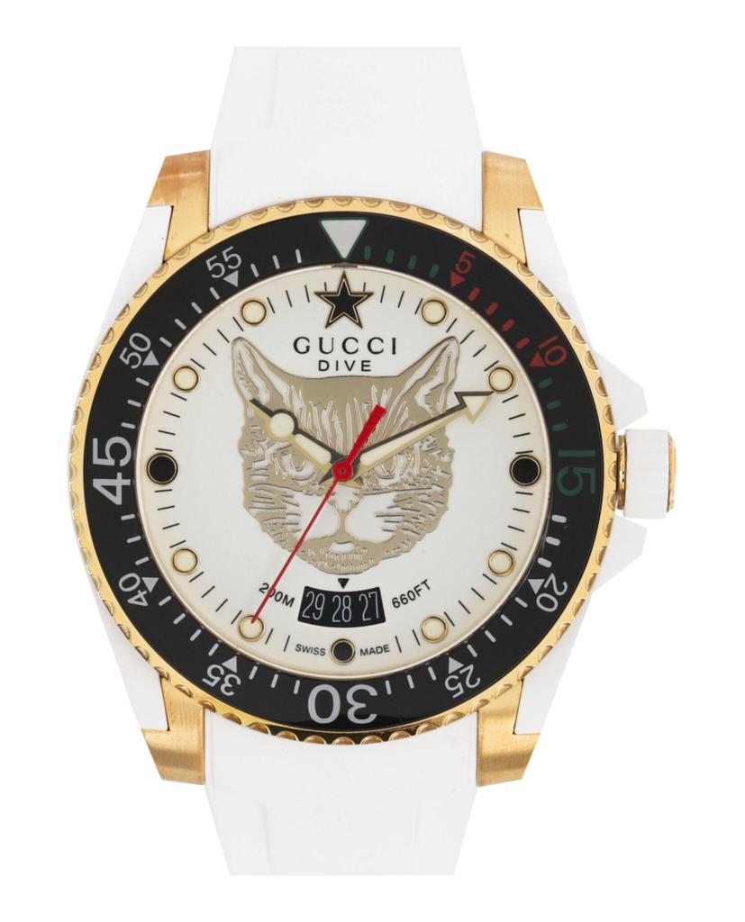 GUCCI DIVE ホワイト ゴールド GUCCI DIVE ホワイト ゴールド 時計