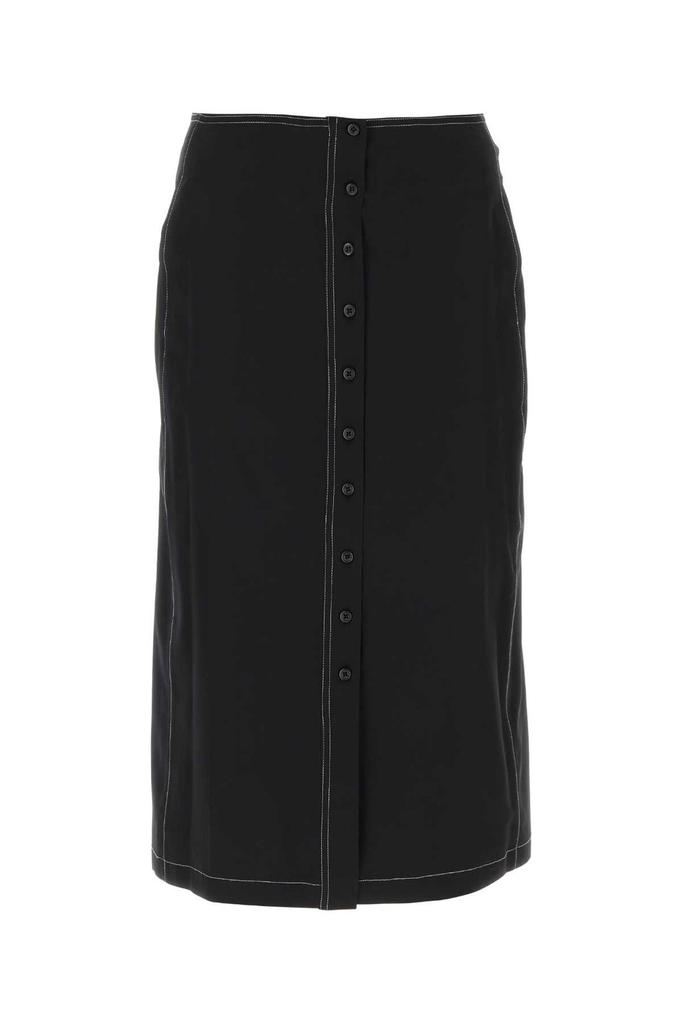スカート LOW CLASSIC SS23 Black crepe skirt (LOW23SMSK030 BLACK) Low Classic BLACK CREPE SKIRT - Dresses & Skirts - Compare