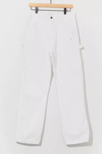 DICKIES Vintage Y2K Distressed Dickies White Work Pants