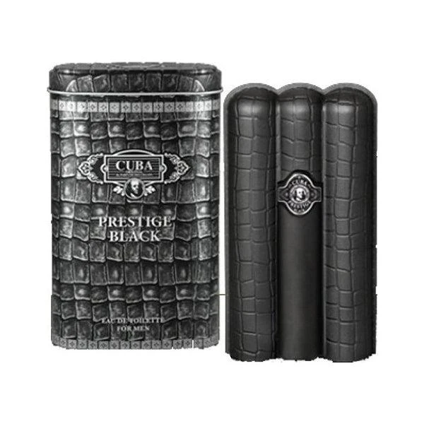 cuba Prestige Black for Men Eau de Toilette Spray 3.0 oz 1