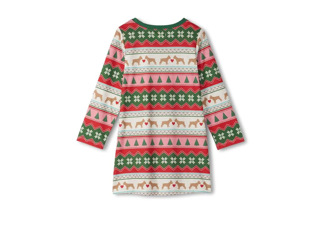 Hatley Puppy Hearts Fairisle Long Sleeve Nightdress (Toddler/Little Kid/Big Kid) 1