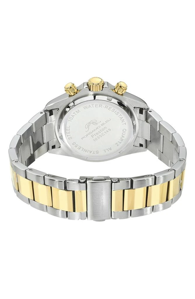 Porsamo Bleu Preston Two-Tone Bracelet Watch, 44mm 4