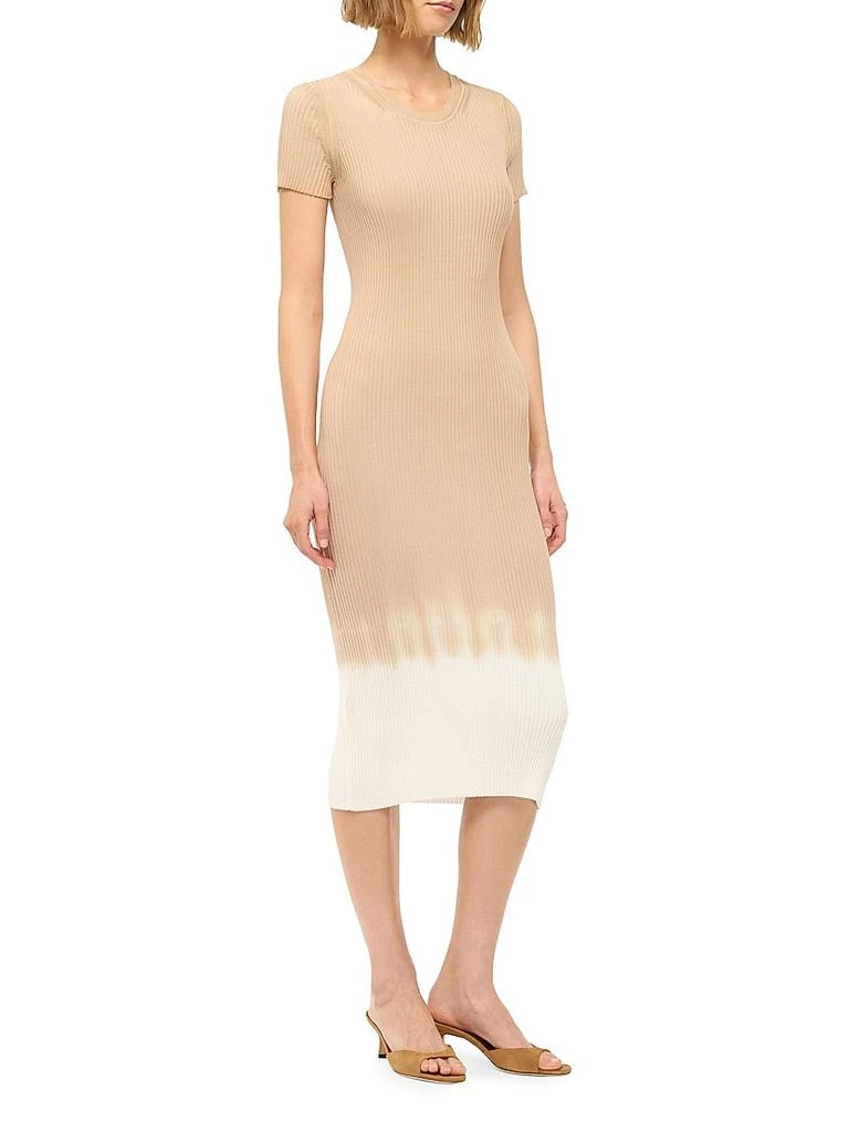 Staud Colleen Ombré Knit Midi-Dress 3