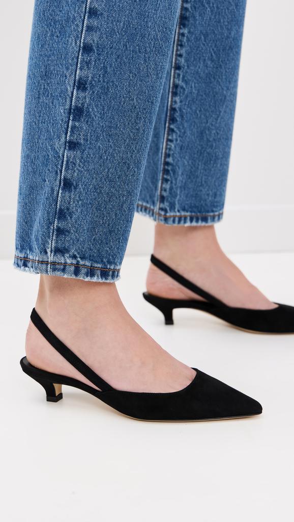 Jenni Kayne Suede Kitten Heels