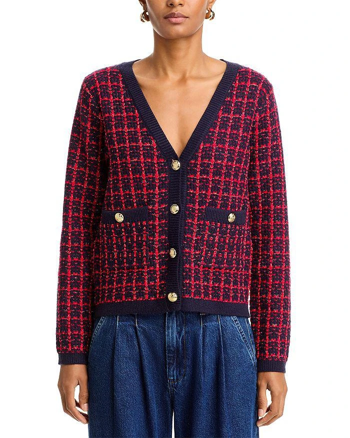 AQUA Tweed Cardigan 6