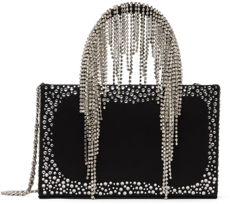 トートバッグ KARA Two-Tone Rhinestones Mini Handbag Kara Two-tone Rhinestones Mini Handbag | italist