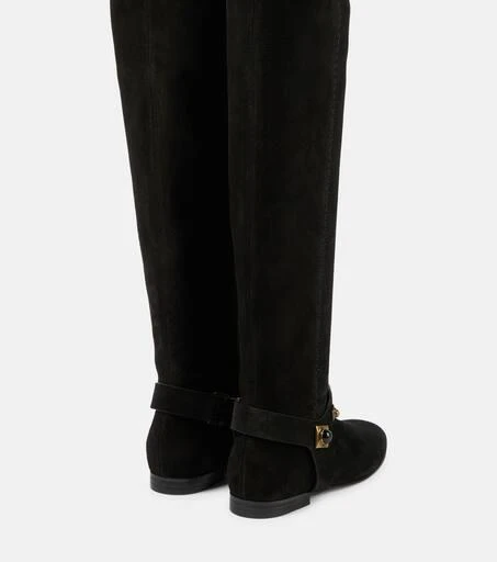ETRO Crown Me suede knee-high boots 3