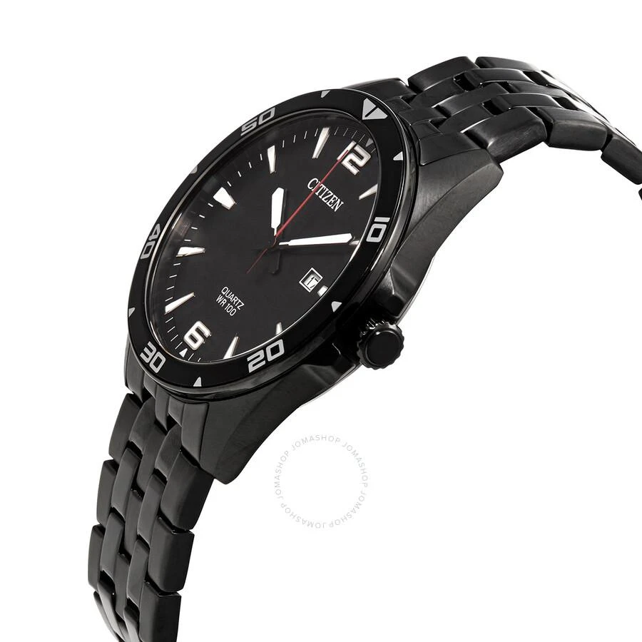 Citizen Quartz Black Dial Black-plated Men's Watch BI5055-51E 2