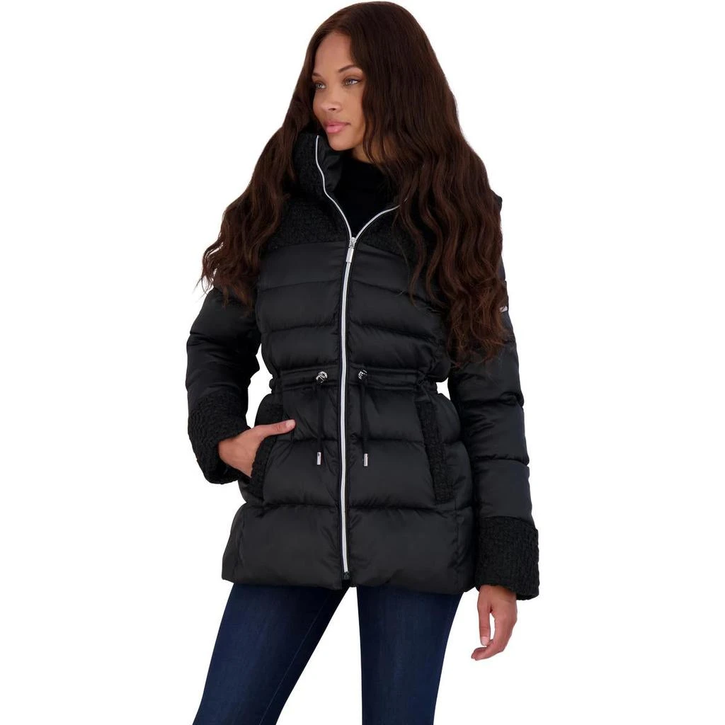 Laundry by Shelli Segal Womens Slimming Novelty Puffer Jacket 2