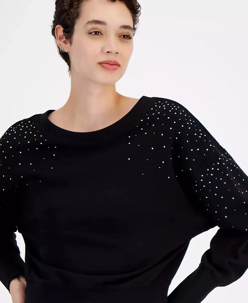 Hugo Boss Women's Elay Embellished Cotton Sweater 3