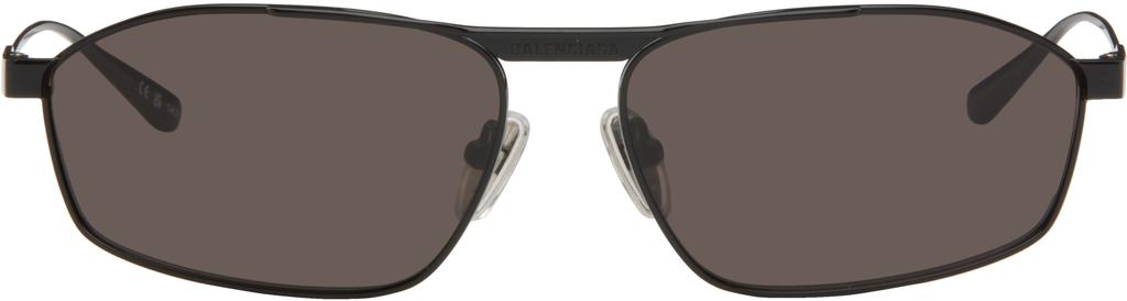 Balenciaga Black Signature Square Af Sunglasses