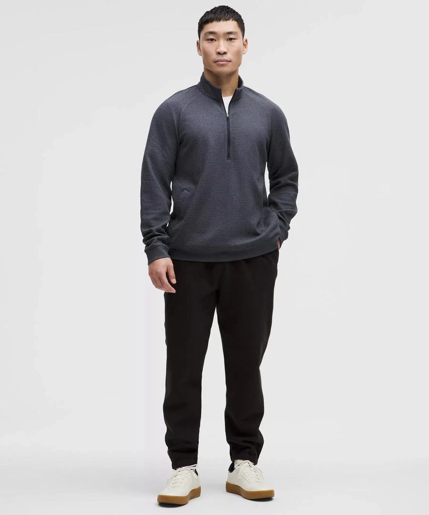 Lululemon Textured Double-Knit Cotton Half Zip 2