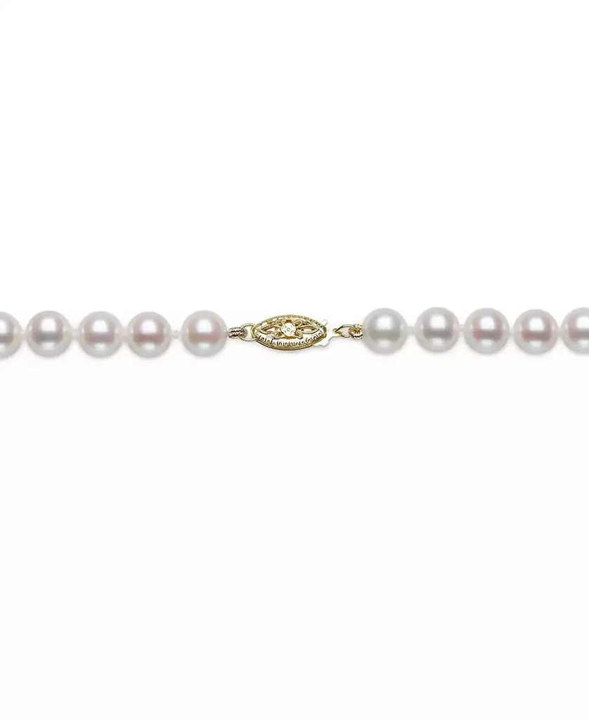 Belle de Mer Cultured Akoya Pearl (6-1/2-7mm) Classic 18" Collar Necklace 4