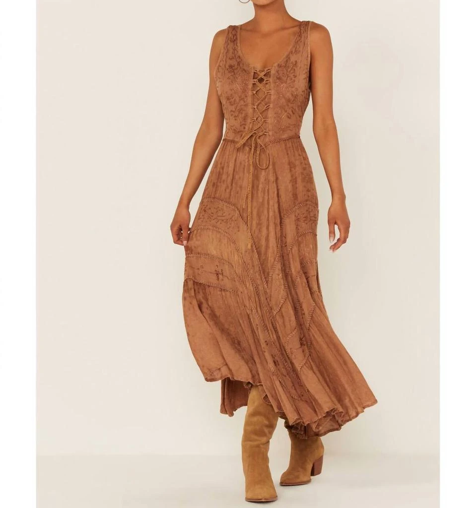 Scully Scully - Lace-up Jacquard Dress 1