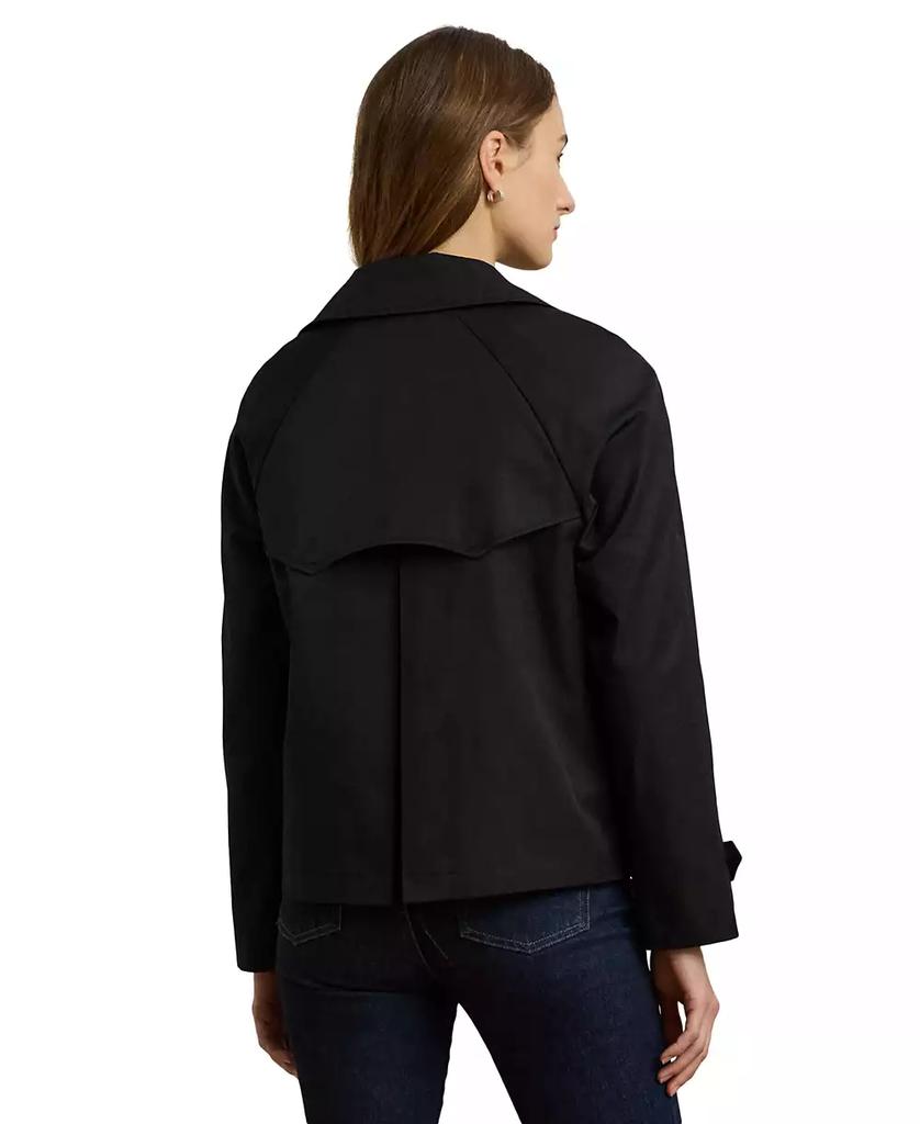 Ralph Lauren Petite Short Double-Breasted Trench Coat