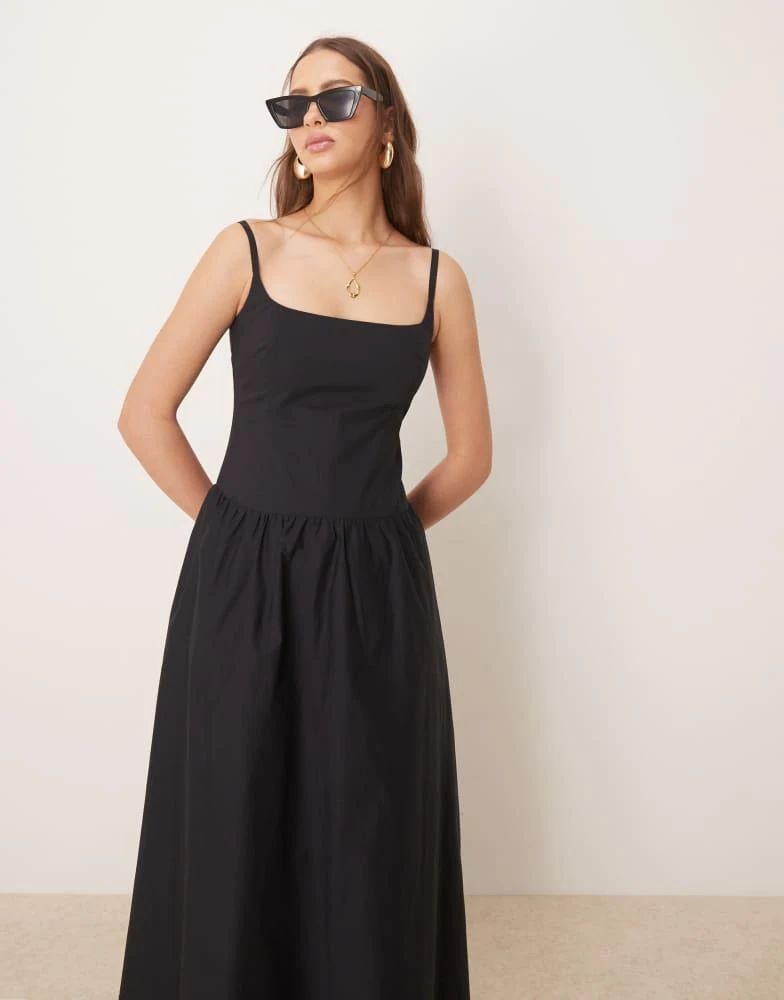 Shop Forever New drop hem midaxi dress in black on Sale at BeyondStyle   Get 56% Off Forever New drop hem midaxi dress in black with Limited-Time  Flash Deals, Exclusive Discounts, and