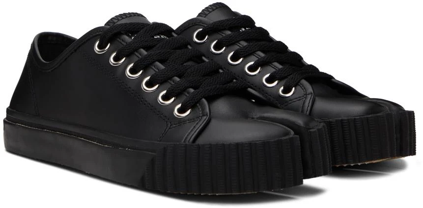 MAISON MARGIELA Black Tabi Sneakers 4