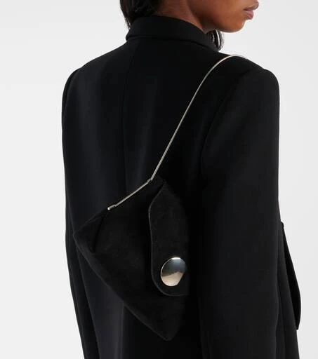 Khaite Bobbi suede shoulder bag 7