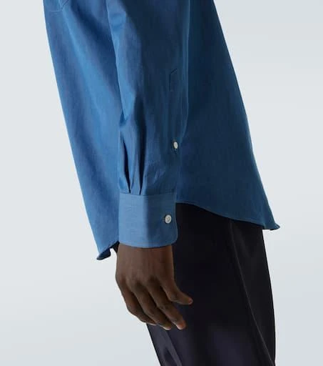 Thom Sweeney Cotton chambray shirt 6