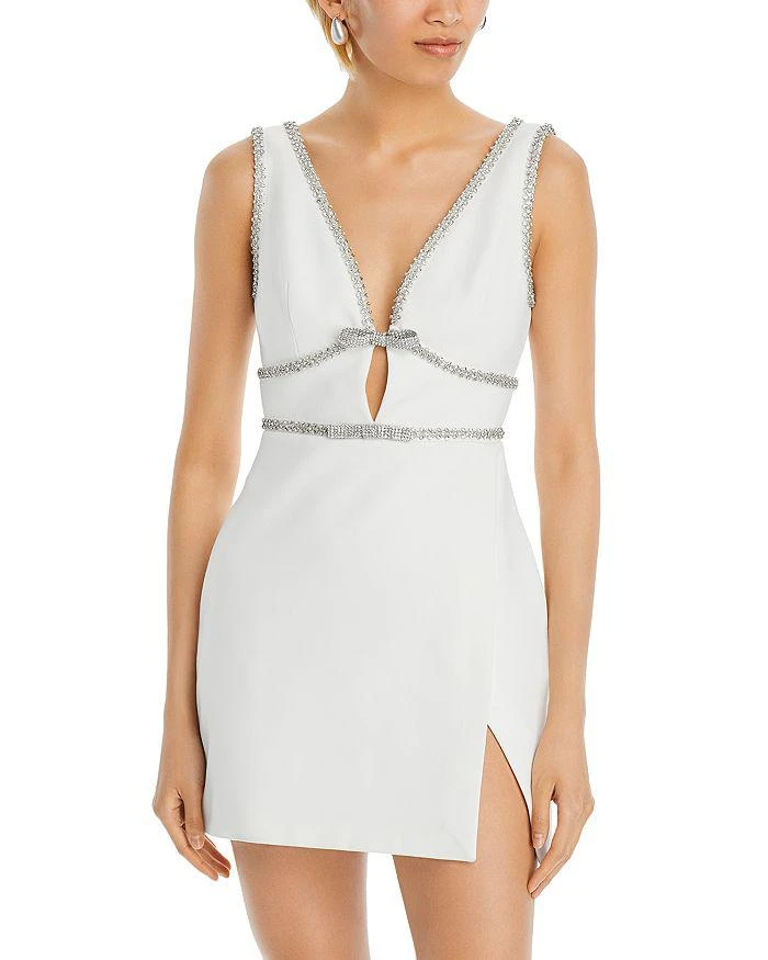 Self Portrait Embellished Mini Dress 1