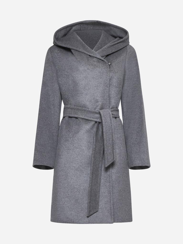 Max Mara Newmang hooded wool coat - Coats - BeyondStyle