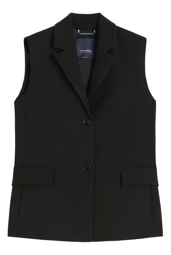 Max Mara Straight-fit cady gilet