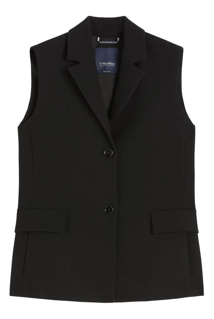 Max Mara Straight-fit cady gilet 1
