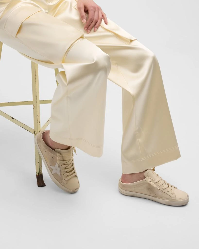 Golden Goose Sabot Mixed Leather Slide Sneakers - Casual Shoes - Free  Shipping - BeyondStyle