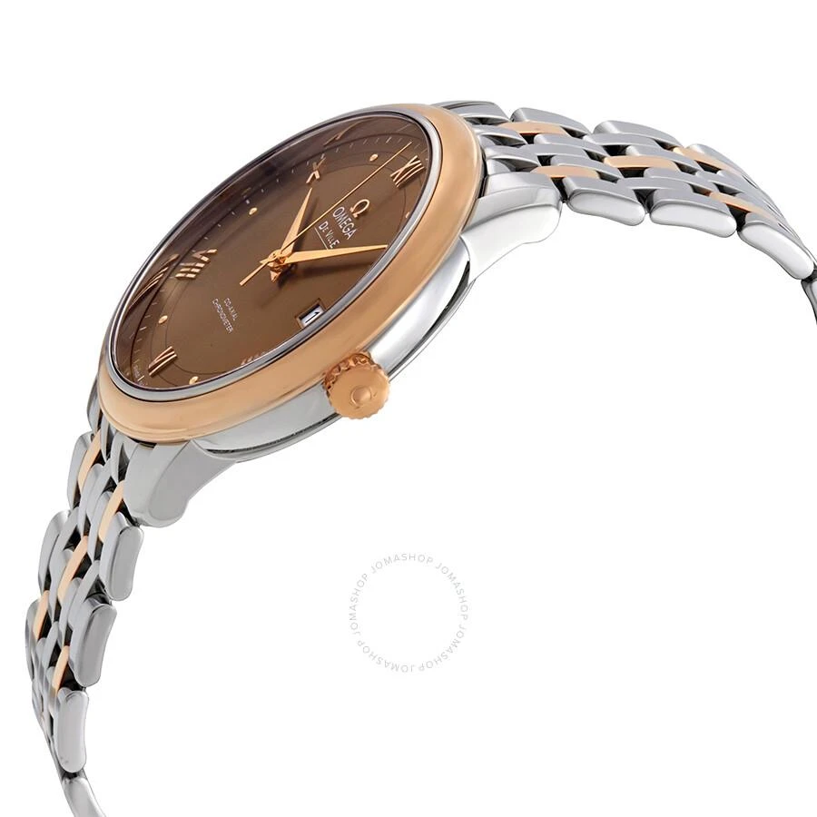 Omega De Ville Prestige Automatic Chronometer Brown Dial Two-Tone Men's Watch 424.20.40.20.13.001 2