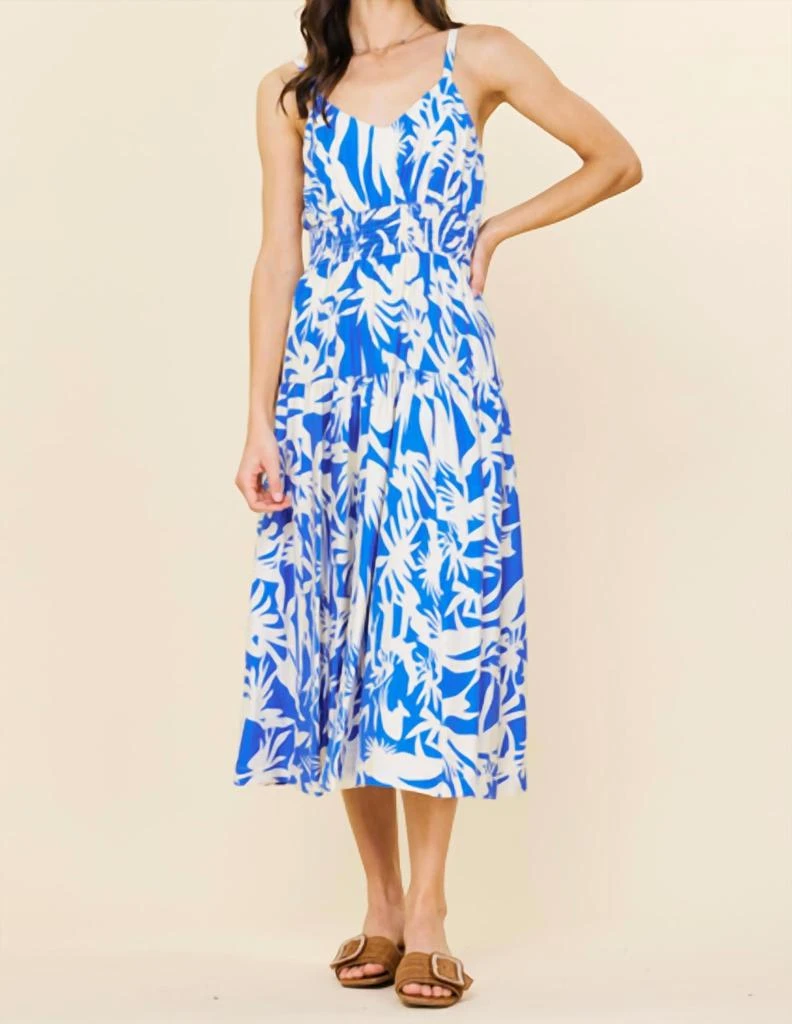 isobel maxi dress Isobel Maxi Dress in Saddle Brown Block Print