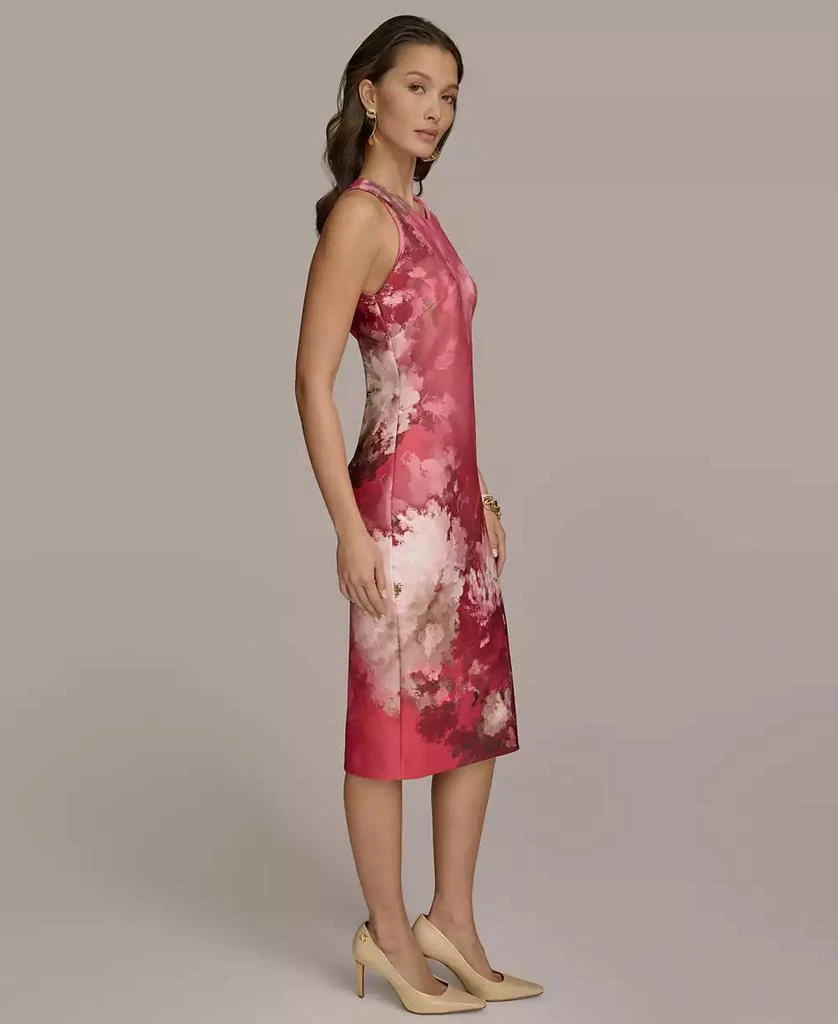 Donna Karan Women's Floral-Print Midi Sheath Dress 7