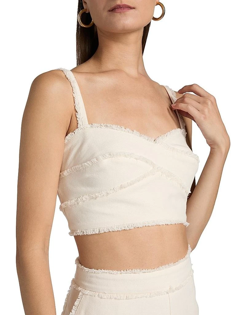 AMUR Trinity Fringe Cotton Bra Top 6