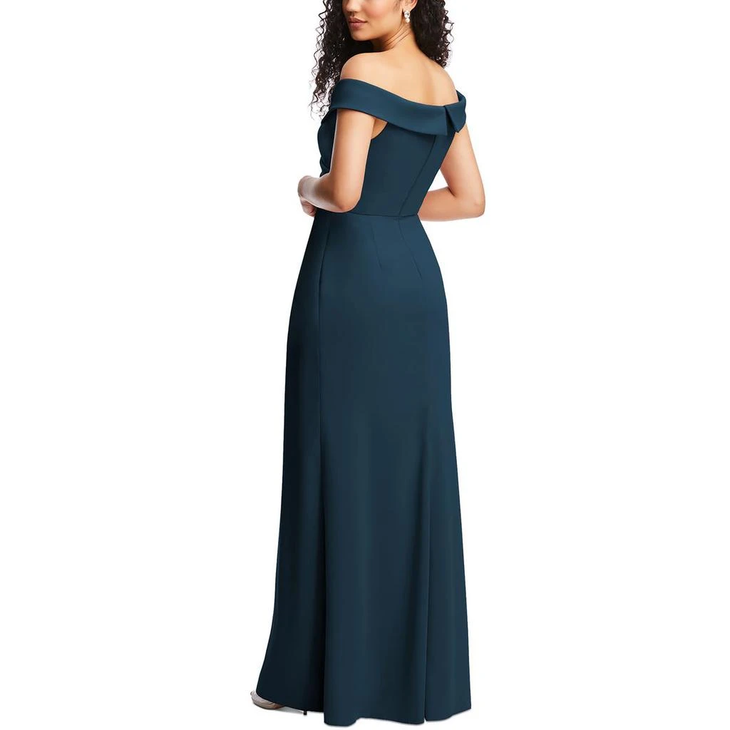 After Six Womens Woven Long Evening Dress 2