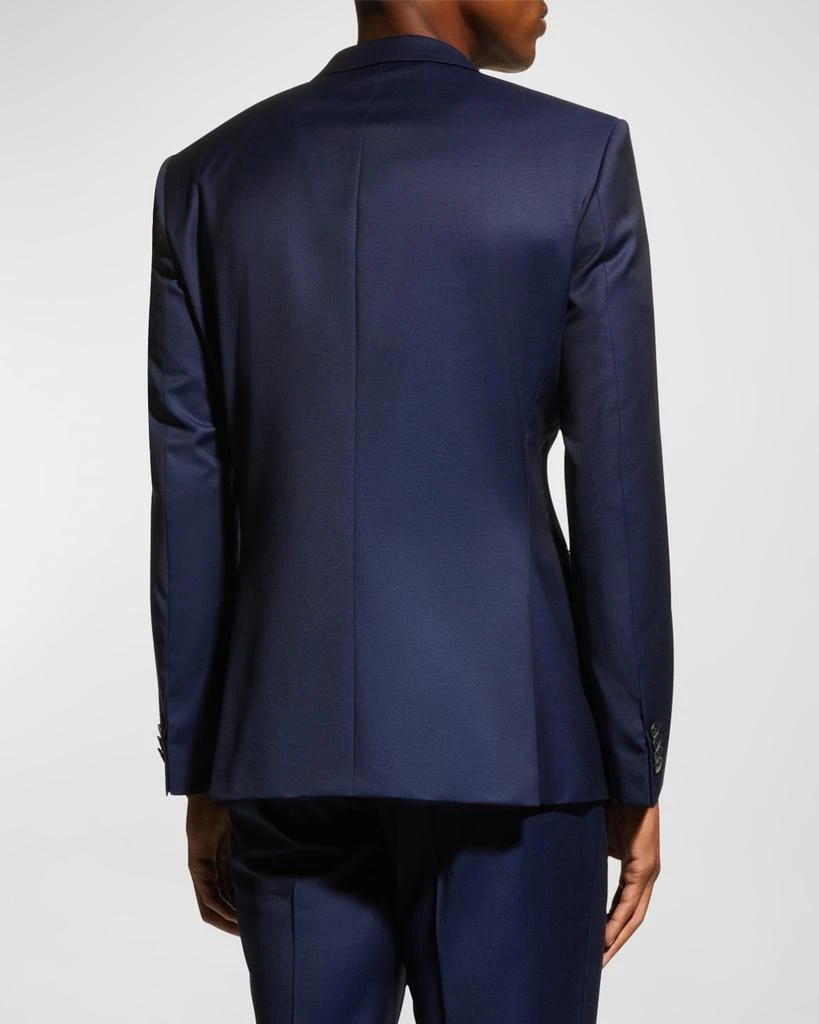 Hugo Boss Men's Wool Basic Two-Piece Slim Fit Suit, Blue 7