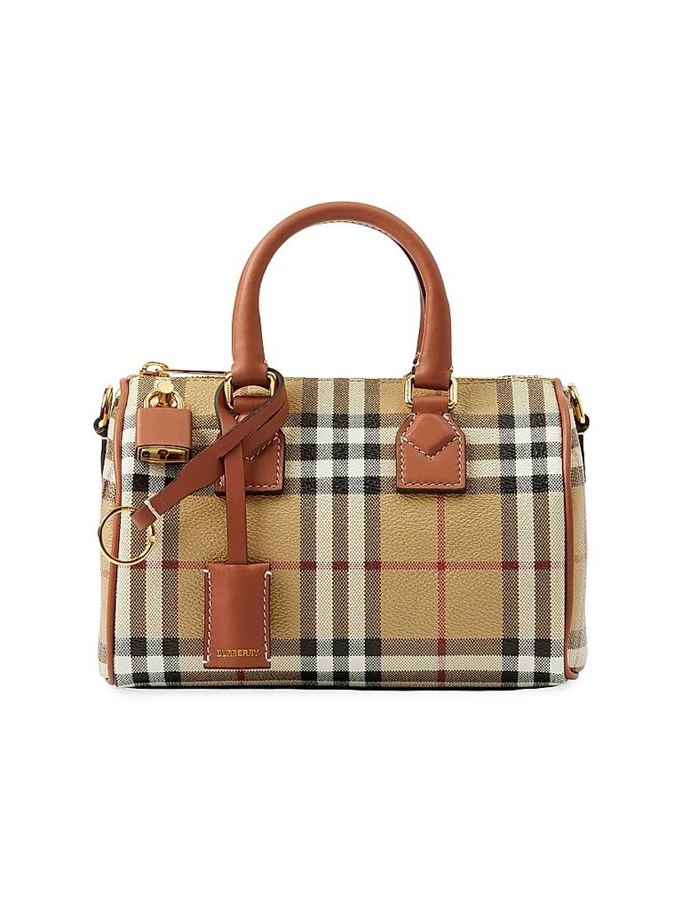 Burberry Mini Check Bowling Bag 1