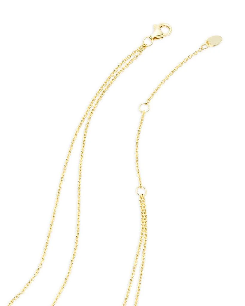 Argento Vivo Oval Frontal Necklace, 16"-18" 3