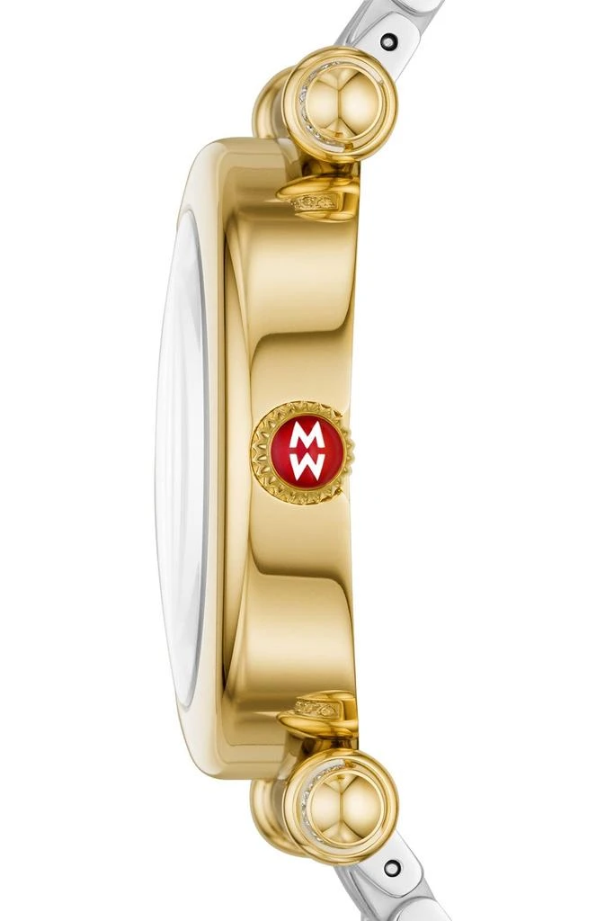 Michele Women's Caber Diamond Two-Tone Bracelet Watch, 35mm - 0.19 ctw 2