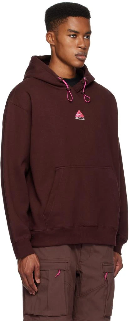 NIKE Burgundy 'ACG' Therma-FIT Hoodie 2