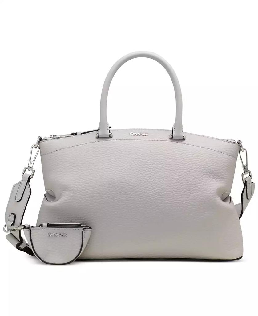 Calvin Klein hot 2-Way Signature Dome Satchel