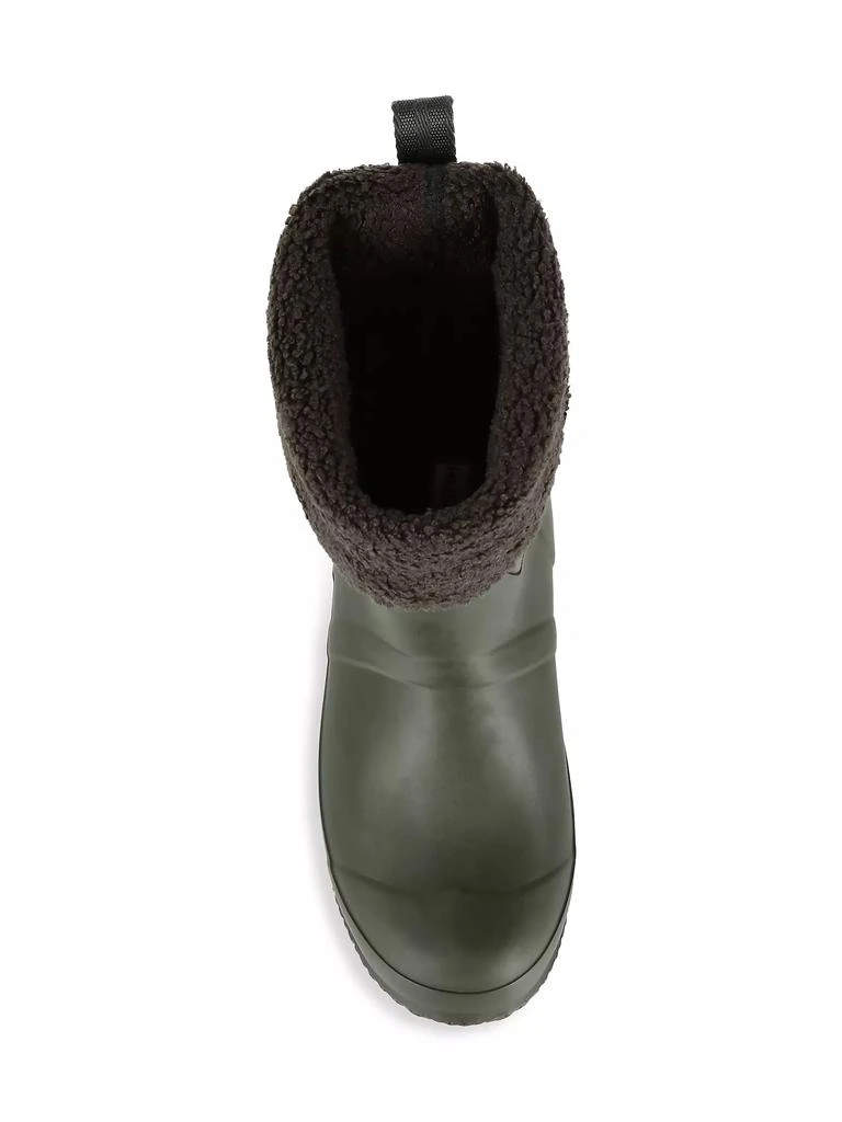Hunter Roll Top Rubber & Neoprene Faux-Sherpa-Lined Boots 5