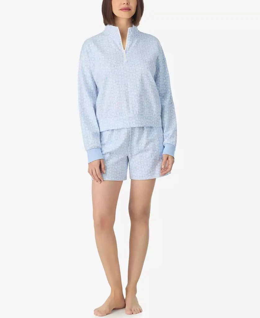 DKNY Women
s Long-Sleeve Top 
Boxers, 2-Piece Set