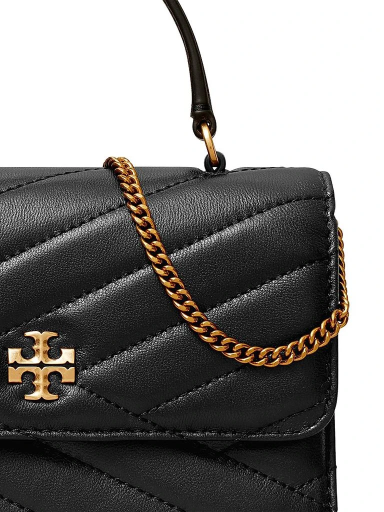 Tory Burch Mini Kira Chevron Leather Top Handle Bag 5