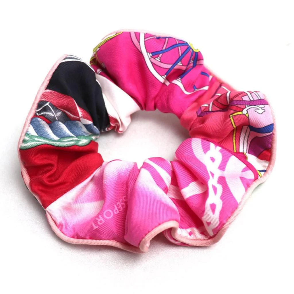 Hermes pink Silk Scrunchie (Pre-Owned)