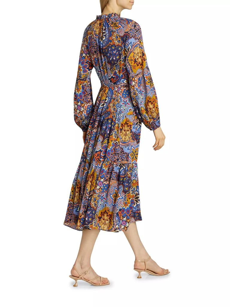 Tahari The Sienna Paisley Silk Dress 5