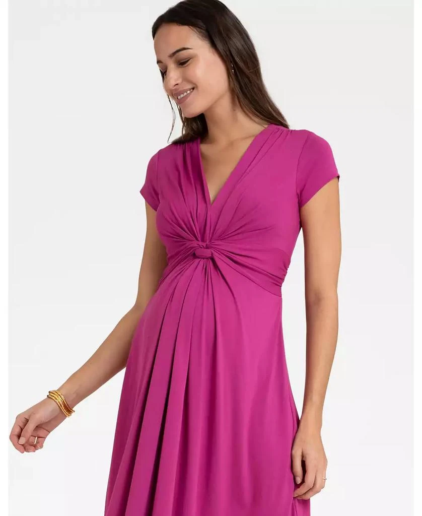 Seraphine Women's Knot Front Maternity Dress 4
