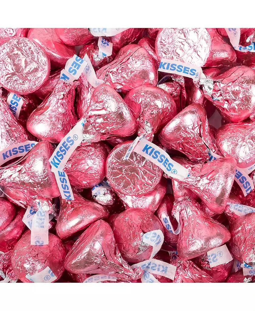 Just Candy Pink Hershey's Kisses Candy Milk Chocolates 90 Pieces 1